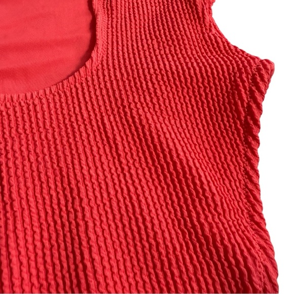 NWT Aerie Crinkle Birthday Scoop Cheekiest Red One Piece Swimsuit - Picture 11 of 12